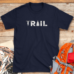 Trail T Shirt Gift For Skier