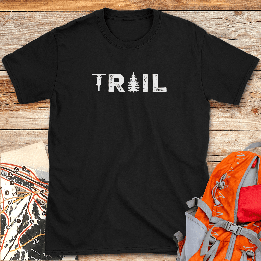Trail T Shirt Gift For Skier