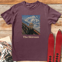 The Skiream T Shirt Gift For Skier
