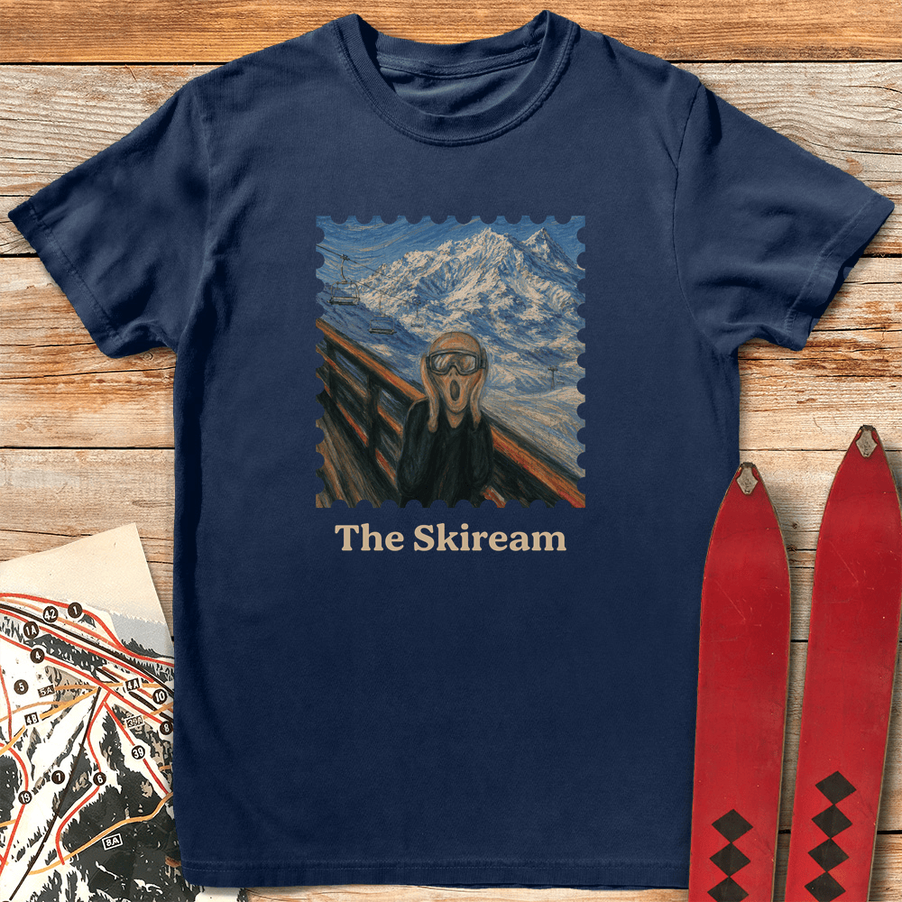 The Skiream T Shirt Gift For Skier