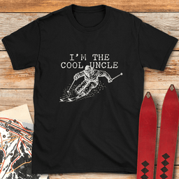 The Cool Uncle T Shirt Gift For Skier