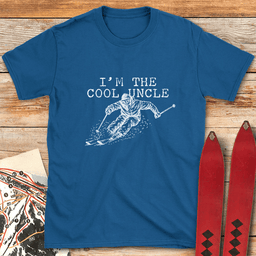 The Cool Uncle T Shirt Gift For Skier