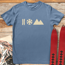 Strictly The Basics T Shirt Gift For Skier