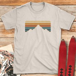 Vintage Mtn Horizon T Shirt Gift For Skier