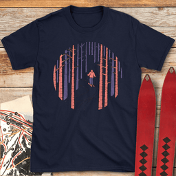 Tour In The Trees T Shirt Gift For Skier
