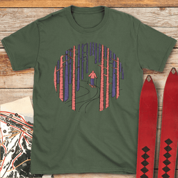 Tour In The Trees T Shirt Gift For Skier