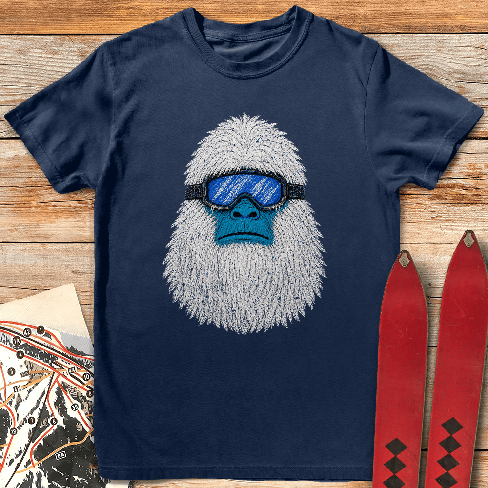 Ungroomed Yeti T Shirt Gift For Skier