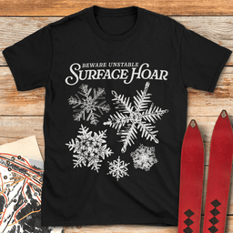 Surface Hoar T Shirt Gift For Skier