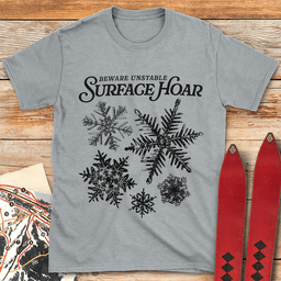 Surface Hoar T Shirt Gift For Skier