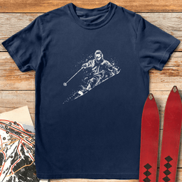 Waist Deep Ski Day T Shirt Gift For Skier