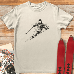 Waist Deep Ski Day T Shirt Gift For Skier