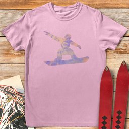 Tie Dye Snowboarder T Shirt Gift For Snowboarder