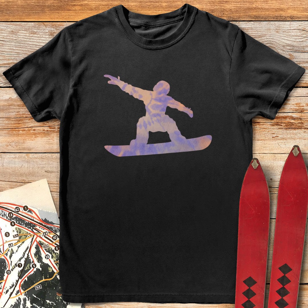 Tie Dye Snowboarder T Shirt Gift For Snowboarder