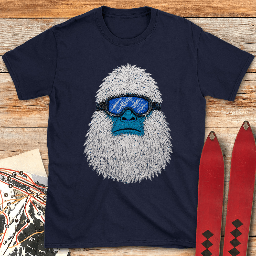 Ungroomed Yeti T Shirt Gift For Skier