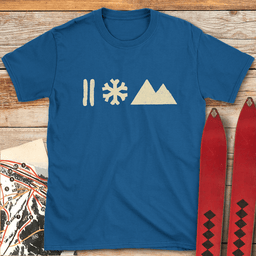 Strictly The Basics T Shirt Gift For Skier