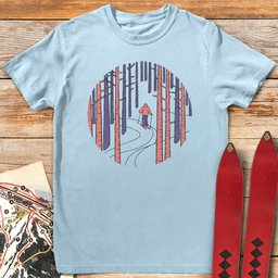 Tour In The Trees T Shirt Gift For Skier