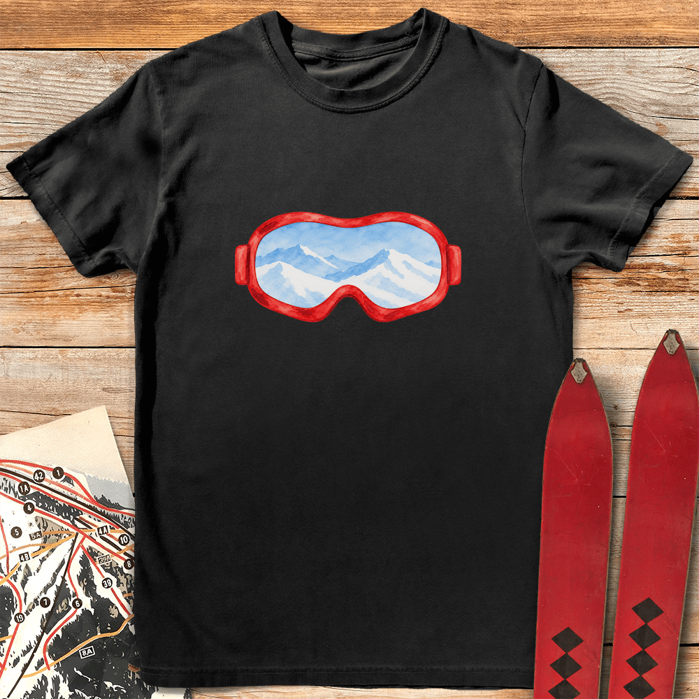 What A View T Shirt Gift For Skier