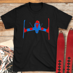 Two Tone Daffy T Shirt Gift For Skier