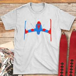 Two Tone Daffy T Shirt Gift For Skier