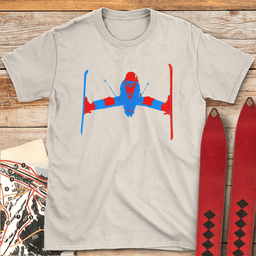 Two Tone Daffy T Shirt Gift For Skier