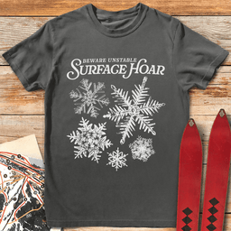 Surface Hoar T Shirt Gift For Skier