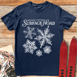 Surface Hoar T Shirt Gift For Skier