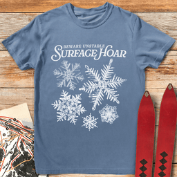 Surface Hoar T Shirt Gift For Skier