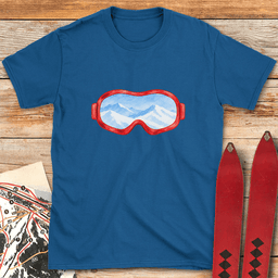 What A View T Shirt Gift For Skier