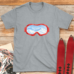 What A View T Shirt Gift For Skier