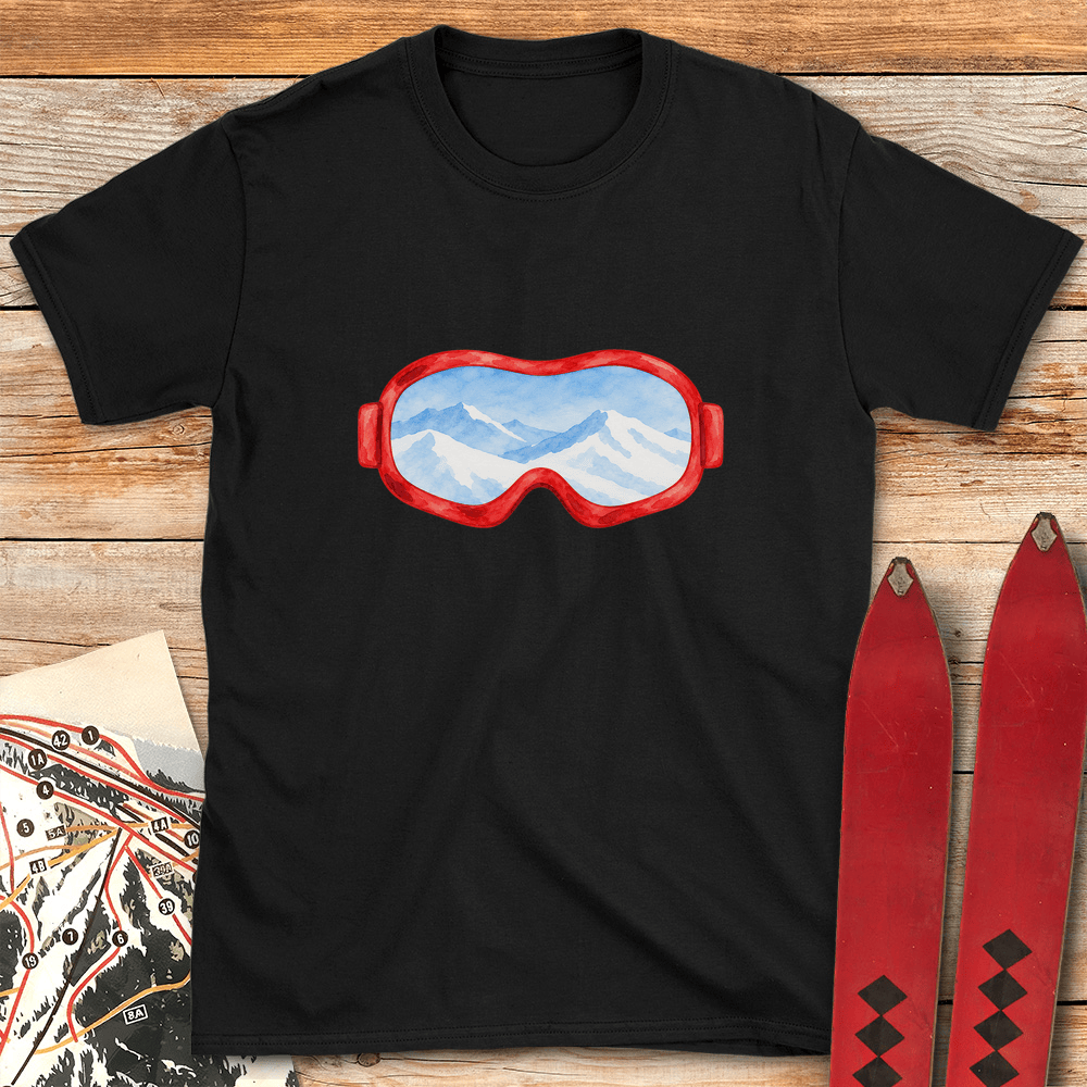 What A View T Shirt Gift For Skier