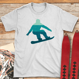 Sunset Snowboard T Shirt Gift For Snowboarder