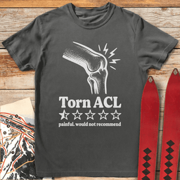 Torn Acl 1 Star T Shirt Gift For Skier