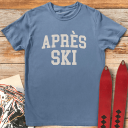 Varsity Apre S T Shirt Gift For Skier
