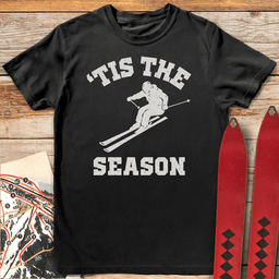 Tis The Season T Shirt Gift For Skier