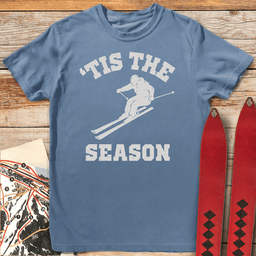 Tis The Season T Shirt Gift For Skier