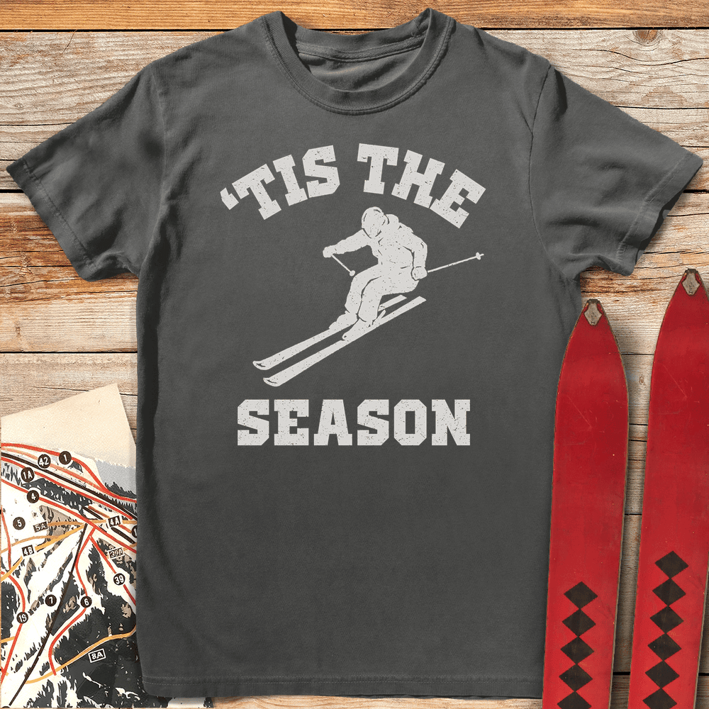 Tis The Season T Shirt Gift For Skier