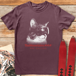 Street Meowtains T Shirt Gift For Skier
