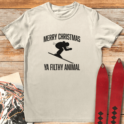 Ya Filthy Animal T Shirt Gift For Skier