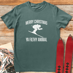 Ya Filthy Animal T Shirt Gift For Skier