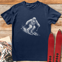 Yeti Shredder T Shirt Gift For Skier