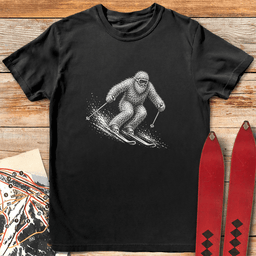 Yeti Shredder T Shirt Gift For Skier