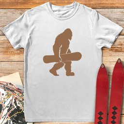 Yeti Snowboarder T Shirt Gift For Snowboarder