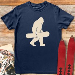 Yeti Snowboarder T Shirt Gift For Snowboarder