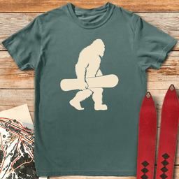 Yeti Snowboarder T Shirt Gift For Snowboarder