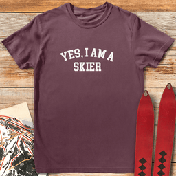Yes Im A Skier T Shirt Gift For Skier