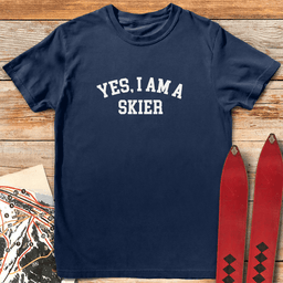Yes Im A Skier T Shirt Gift For Skier