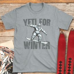 Yeti For Winter Board T Shirt Gift For Skier