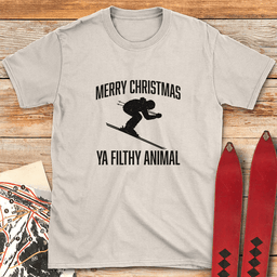 Ya Filthy Animal T Shirt Gift For Skier