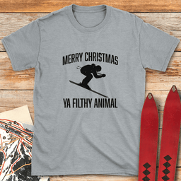 Ya Filthy Animal T Shirt Gift For Skier