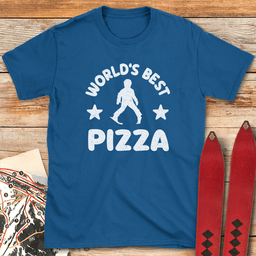 Worlds Best Pizza T Shirt Gift For Skier